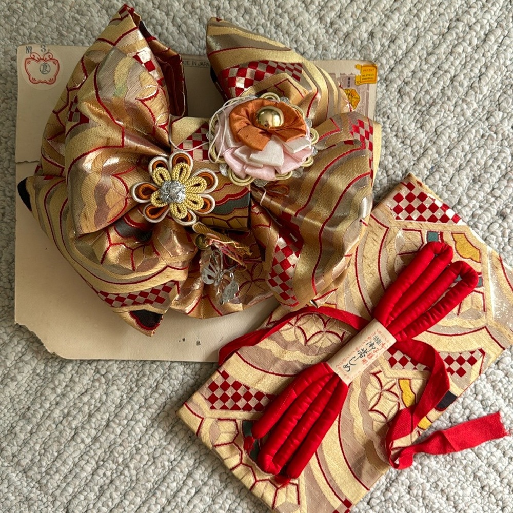 Vintage pre-folded Obi‎ set NWT